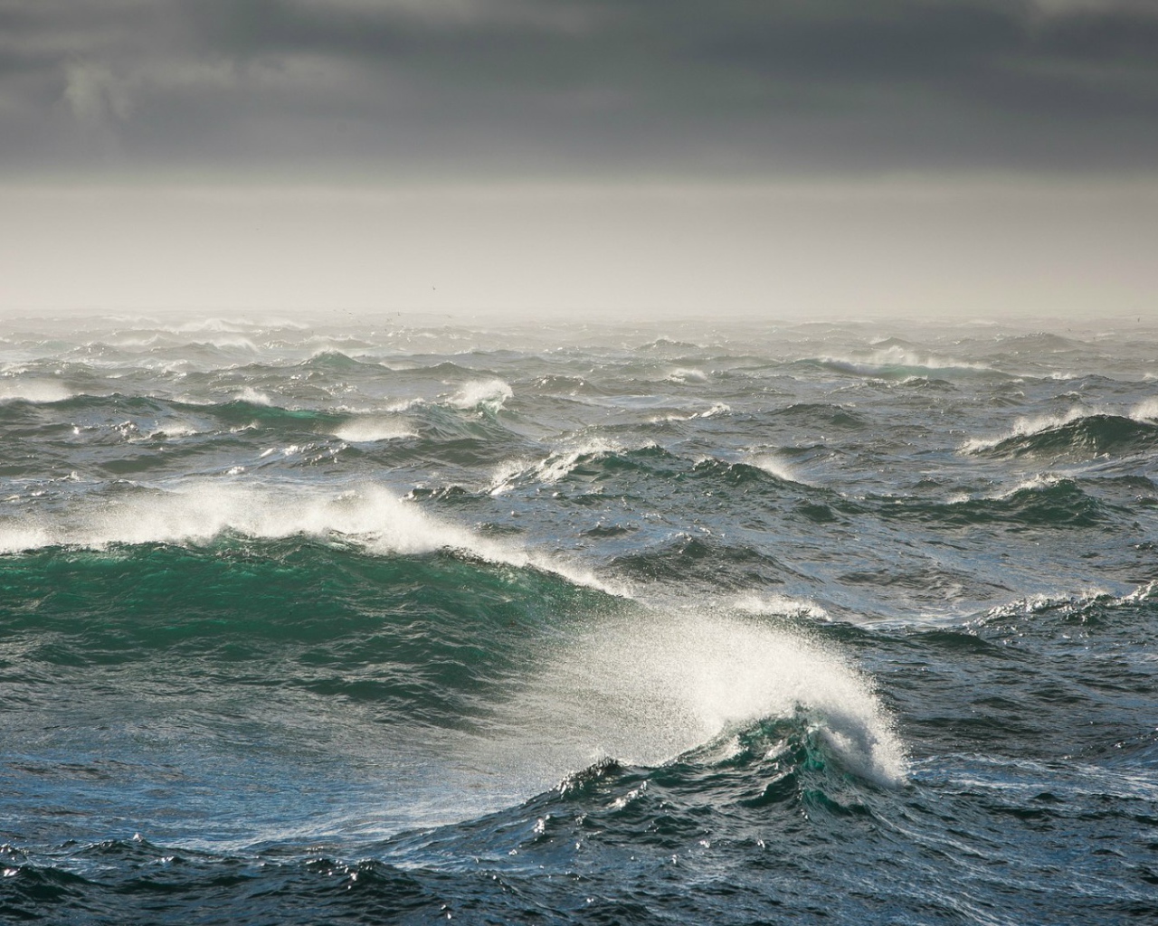 Бурное Берингово море