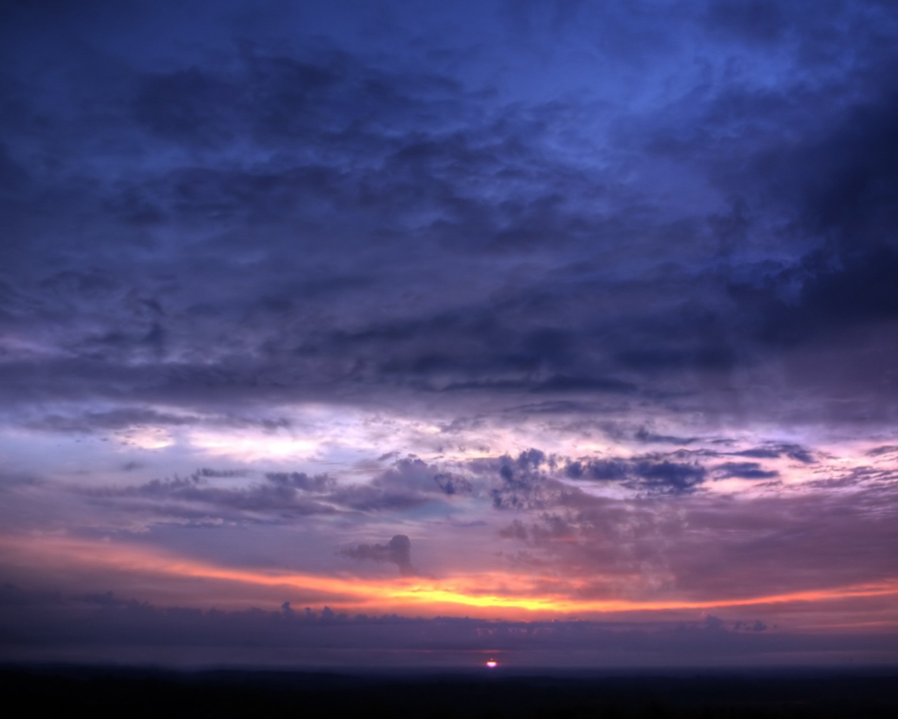 Яркие краски на закате