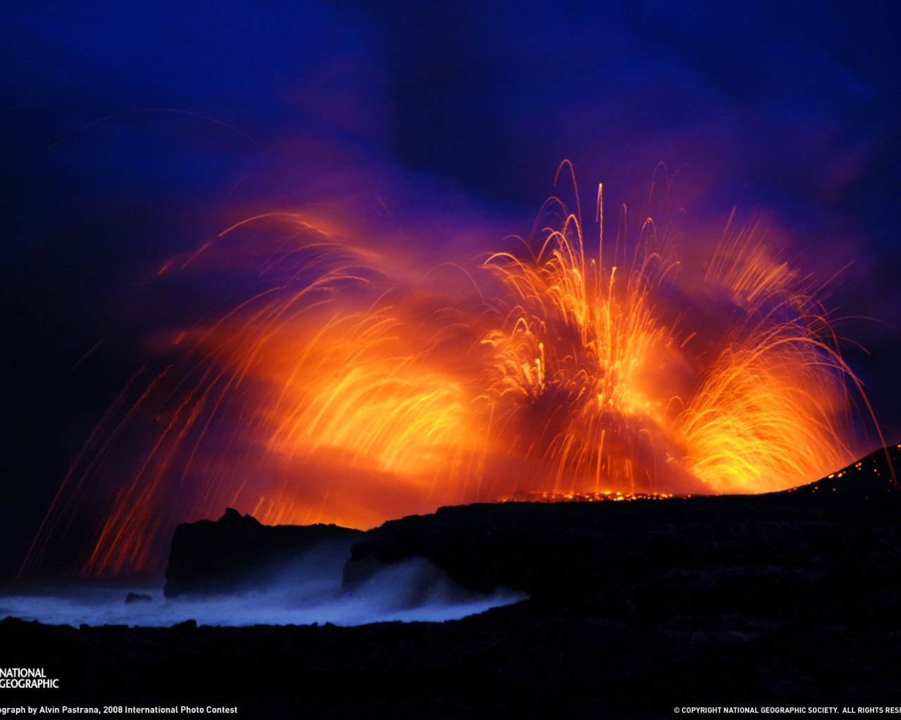 Грандиозное извержение вулкана