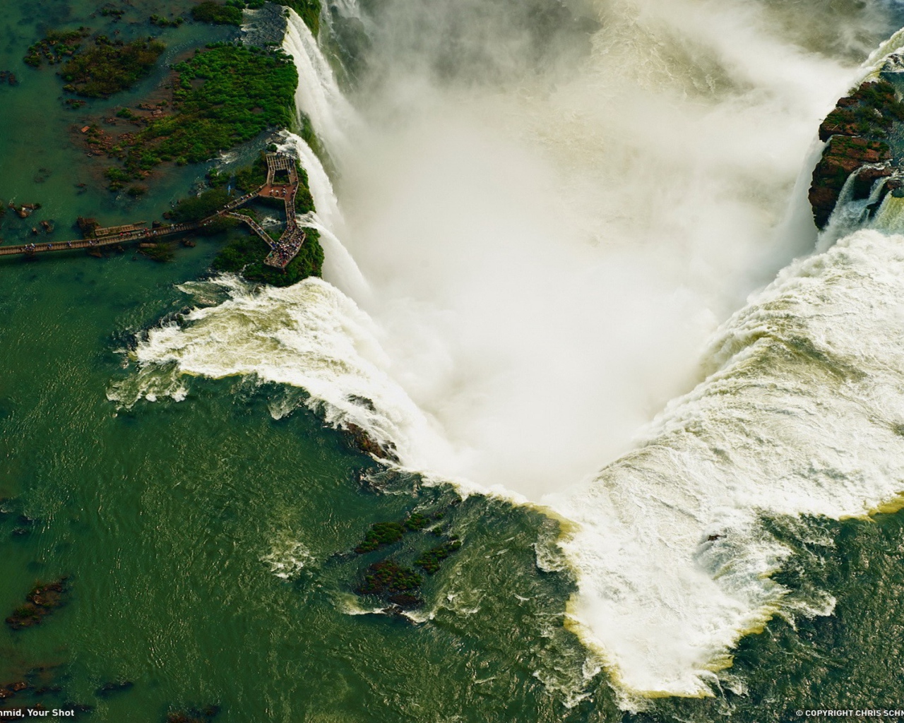 Смотровая площадка на водопаде Игуасу