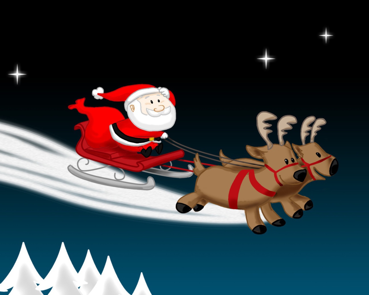 Дед Мороз спешит к нам в гости