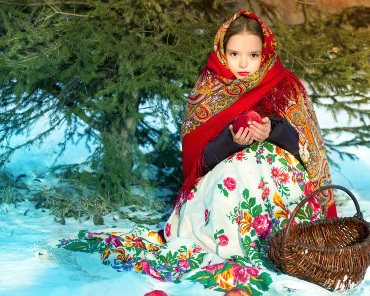 Юная русская красавица