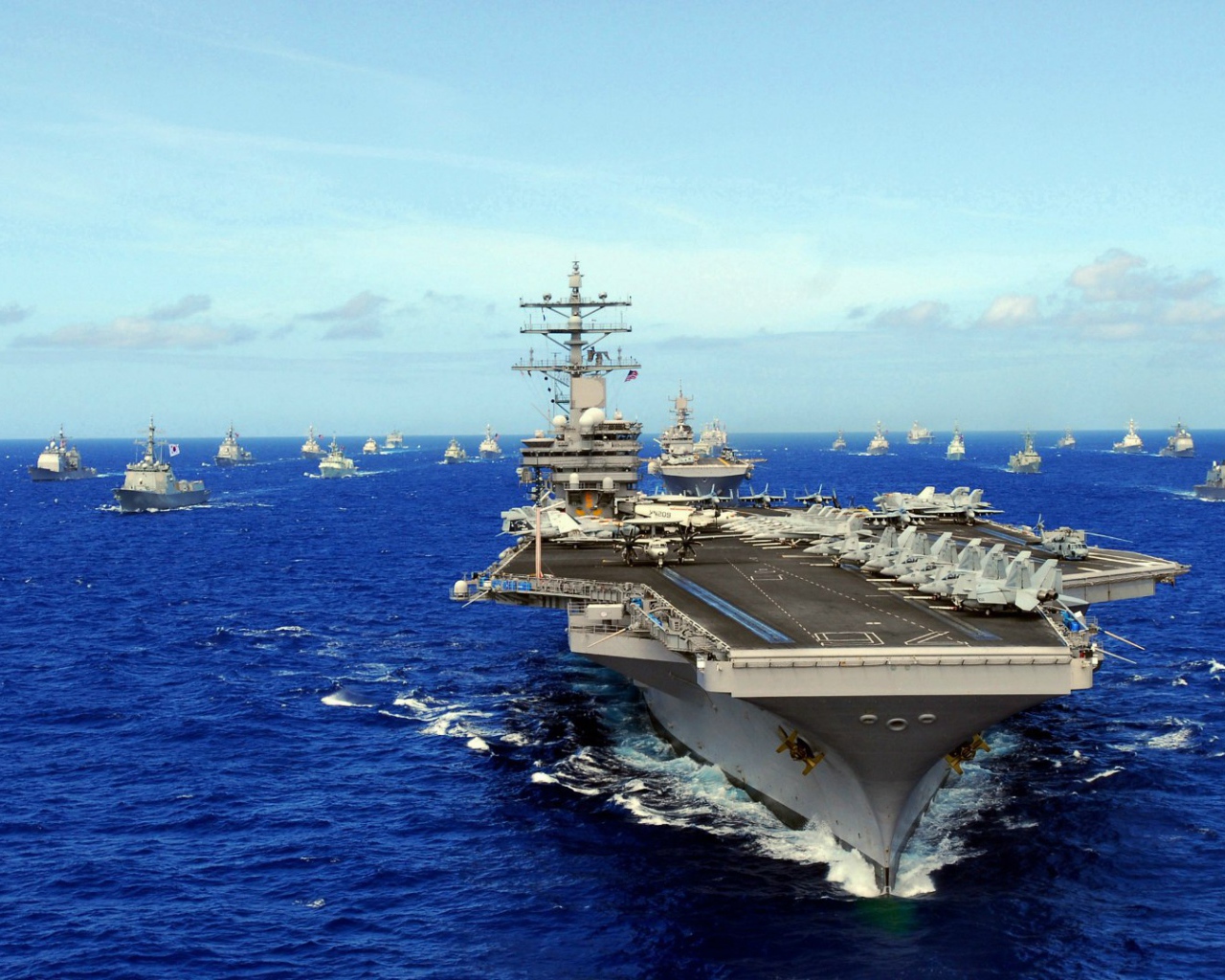 Авианосец USS Ronald Reagan