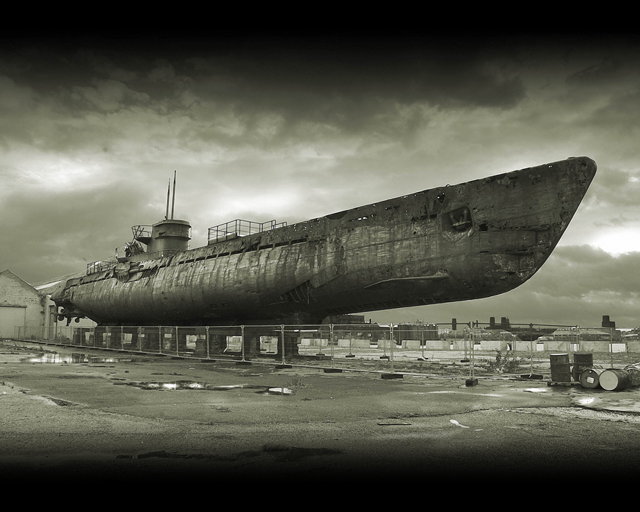 Подводная лодка в сухом доке, У-серия