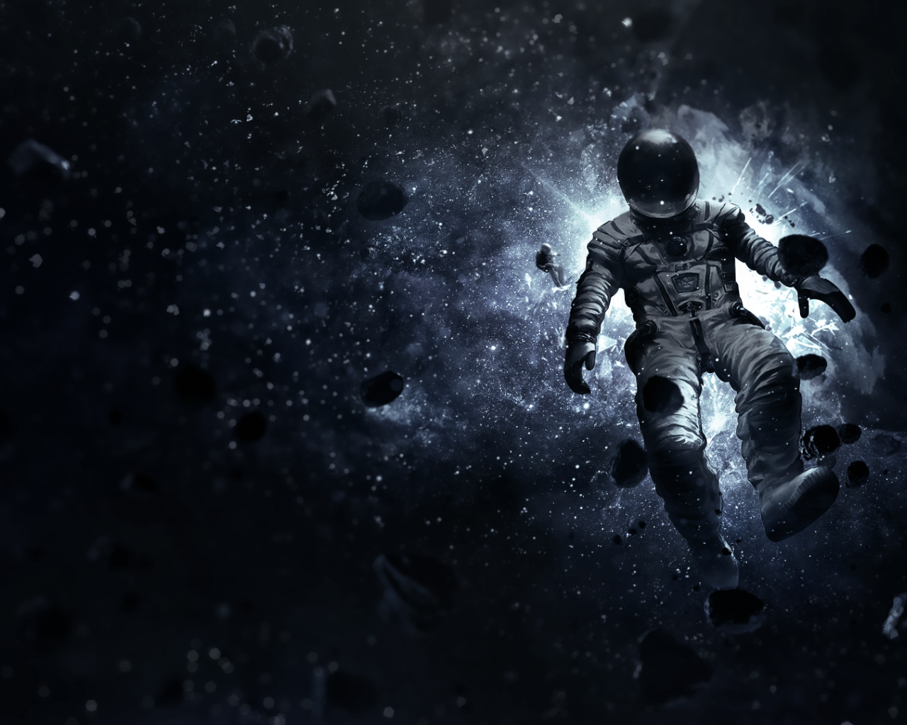 Космонавт потерялся в космосе