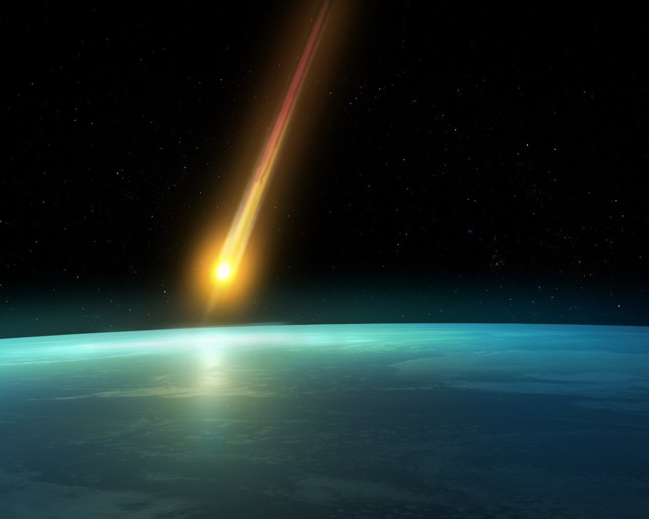 Комета вошла в атмосферу планеты