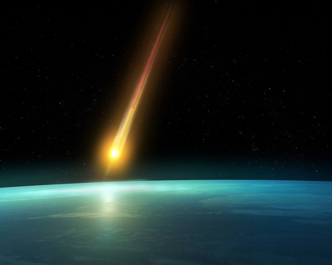 Комета падает на Землю