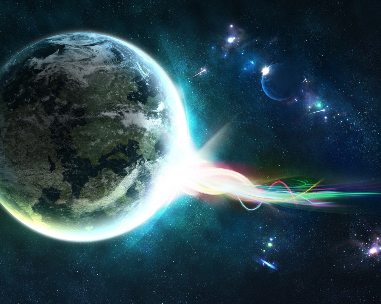 Энергетический хвост планеты