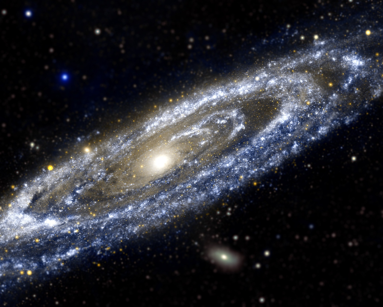 Ближайшая наша соседка галактика Андромеда