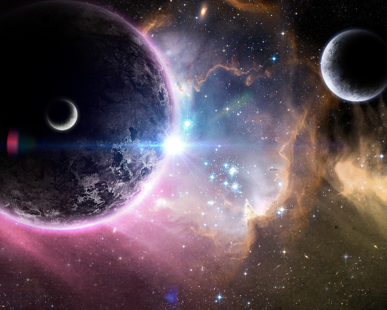 Планеты в далеком созвездии