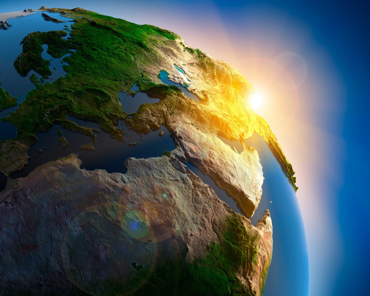 Рельеф планеты Земля