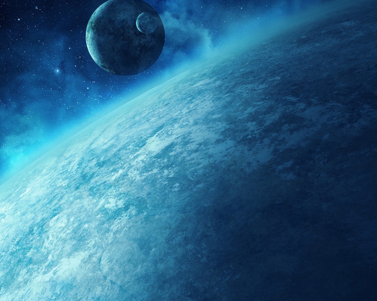 Спутники большой планеты