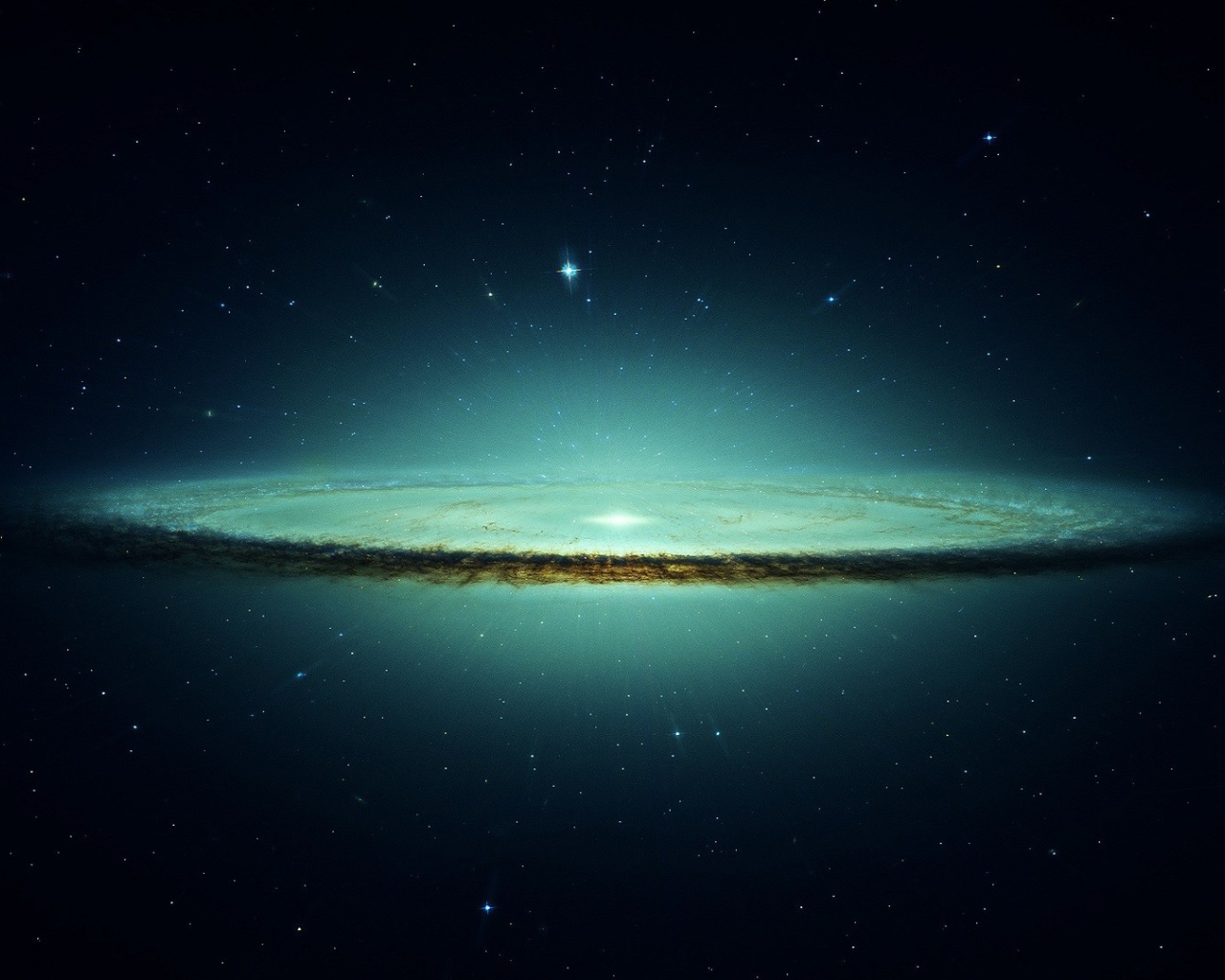 Космическая галактика Сомбреро