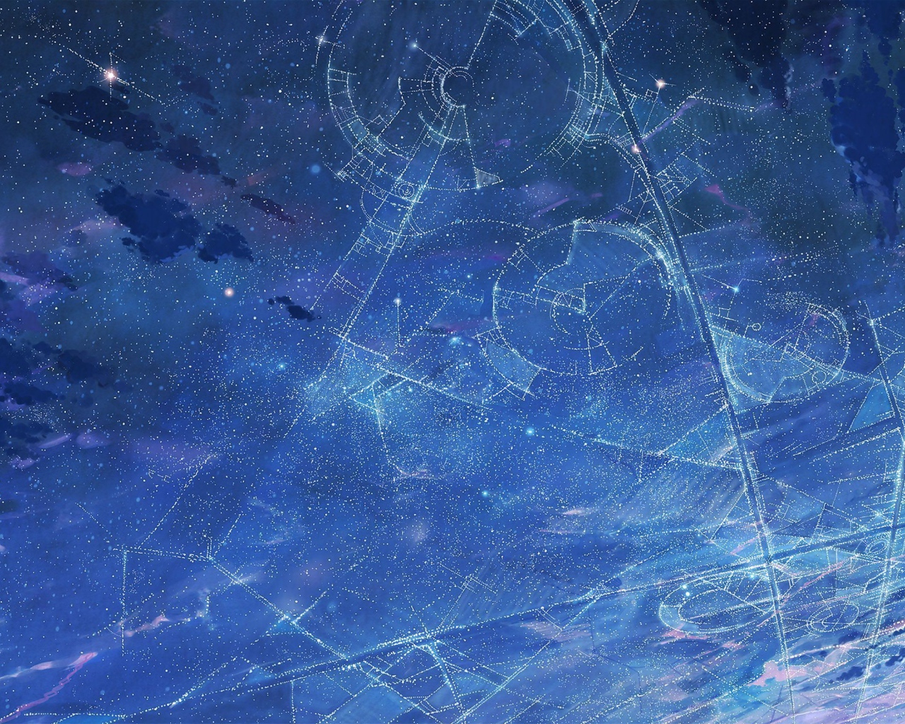 Звезды образуют фигуры правильной формы