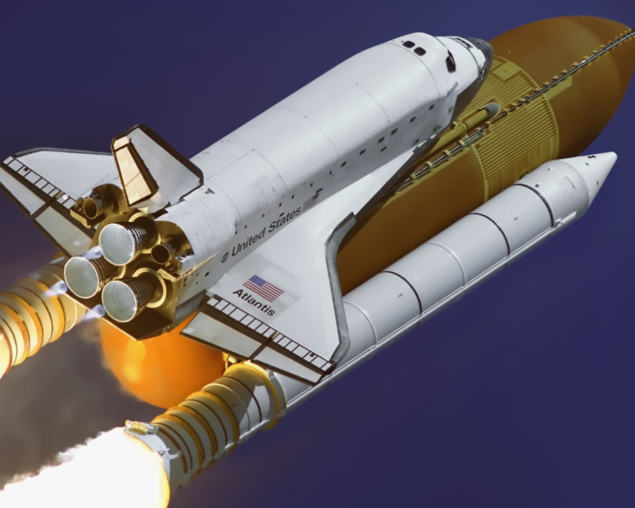 Старт шаттла Атлантис