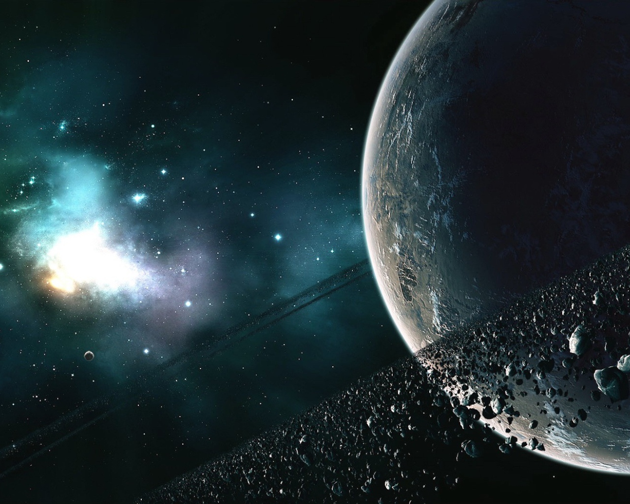 Пояс астероидов вокруг планеты