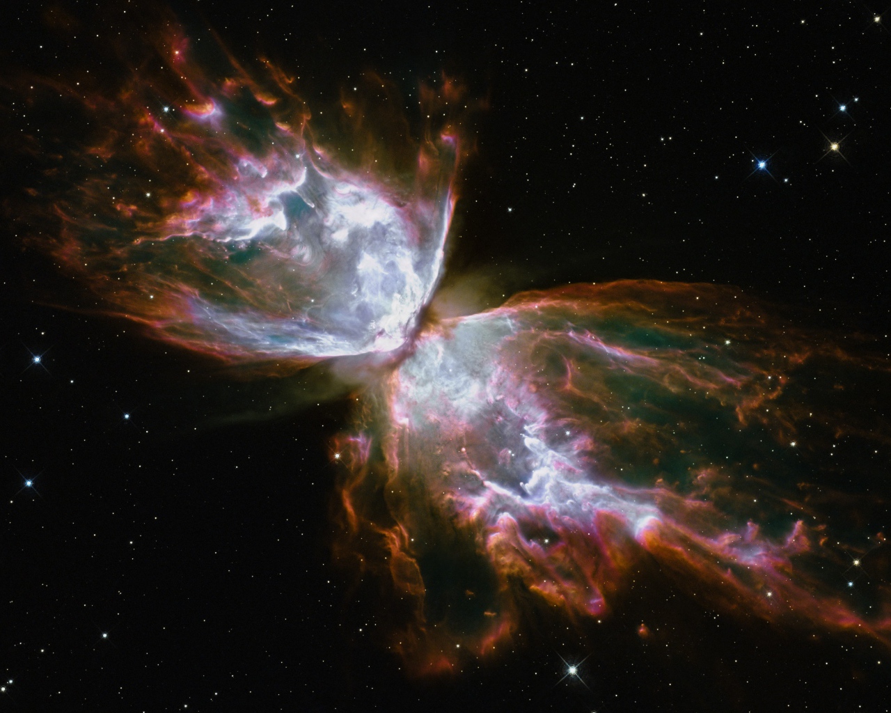 Столкновение двух галактик