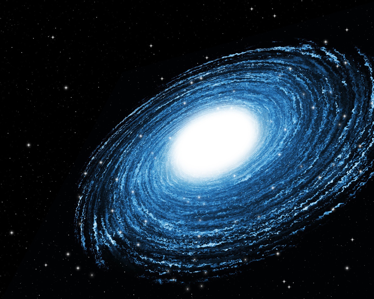 Быстрое вращение голубой галактики