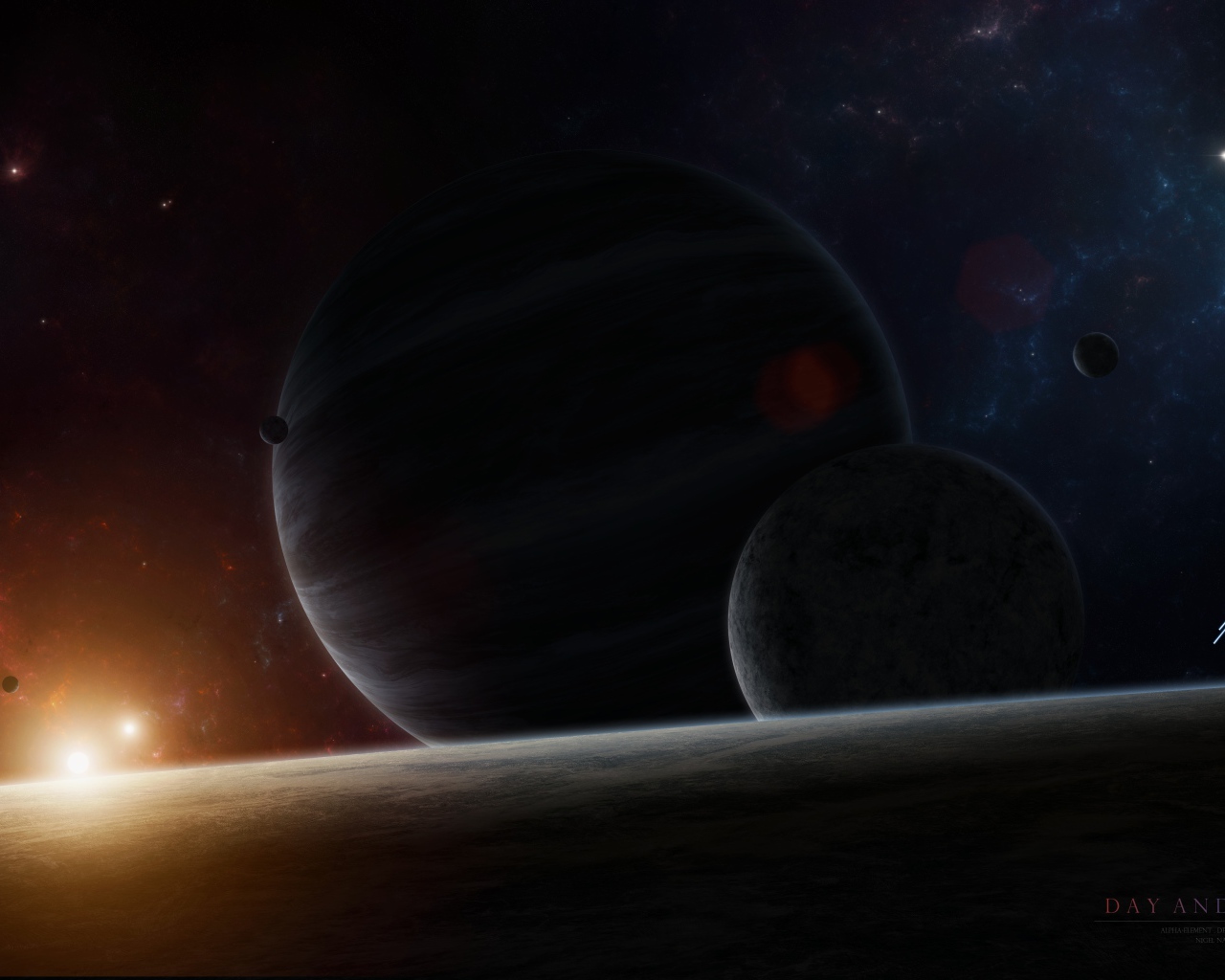 Восход звезды над горизонтом