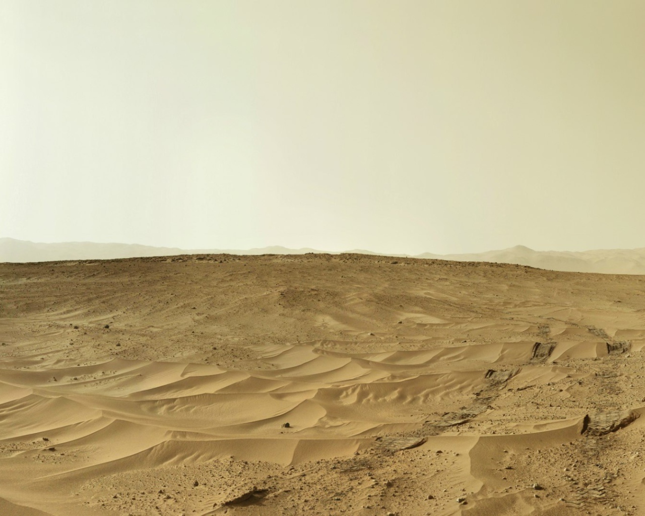 Поверхность Марса снятая на фото марсоходом