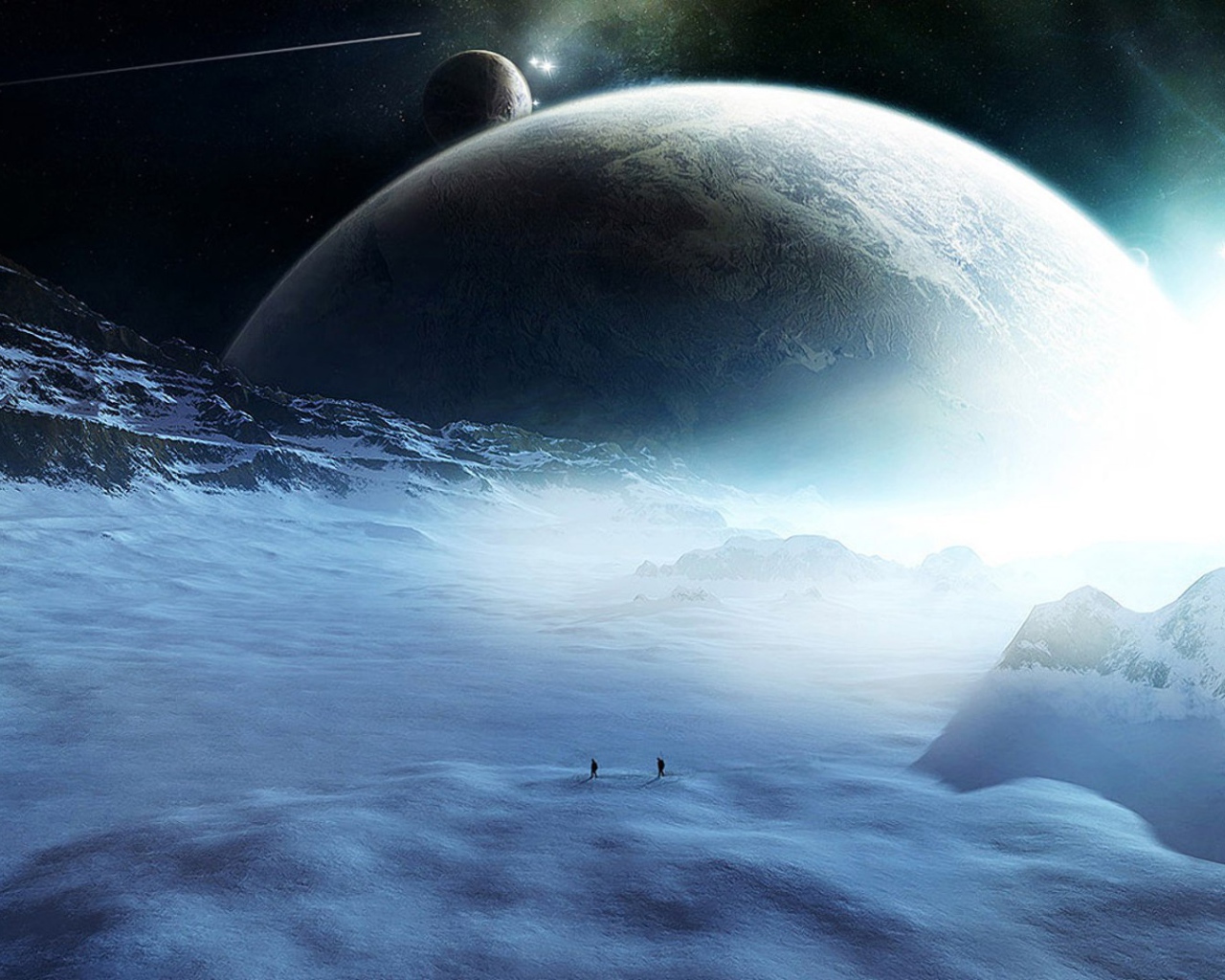 Путники на ледяной планете