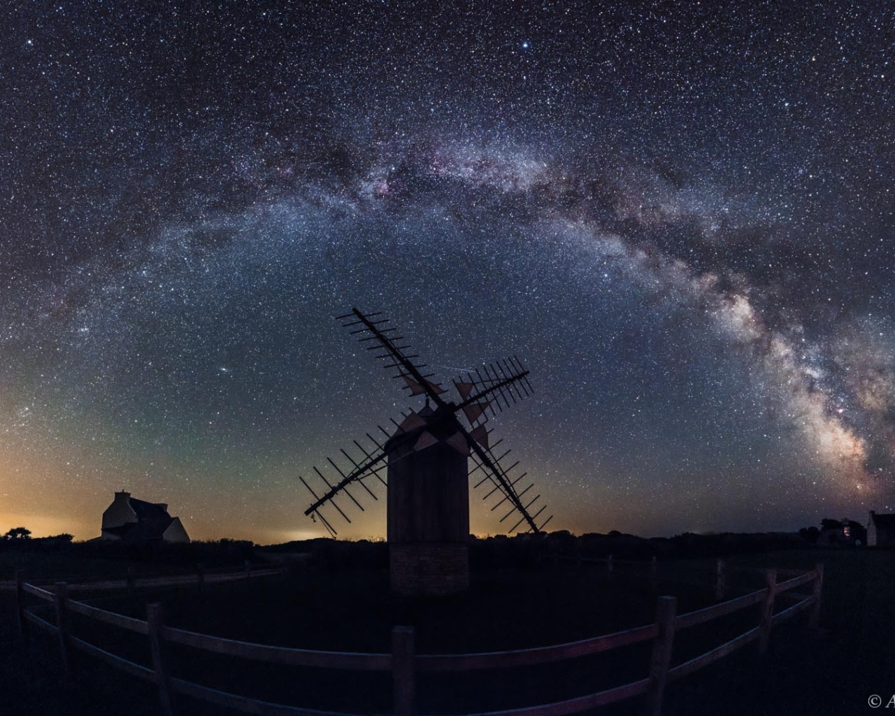 Мельница под звездами