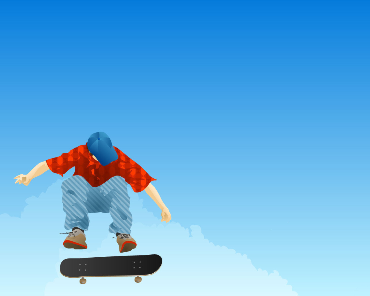 Прыжок на скейтборде