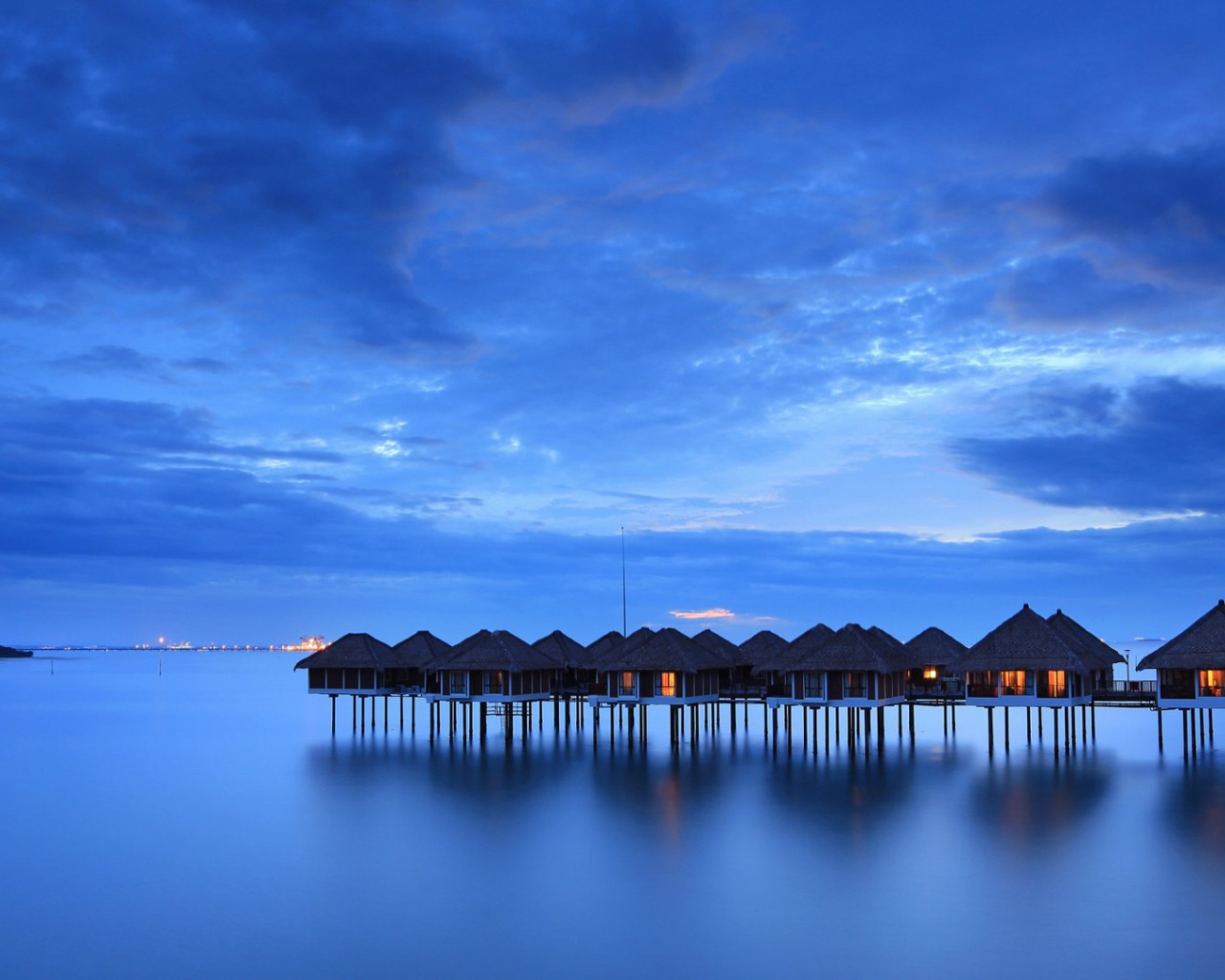 Дома на сваях в Пенанг, Малайзия