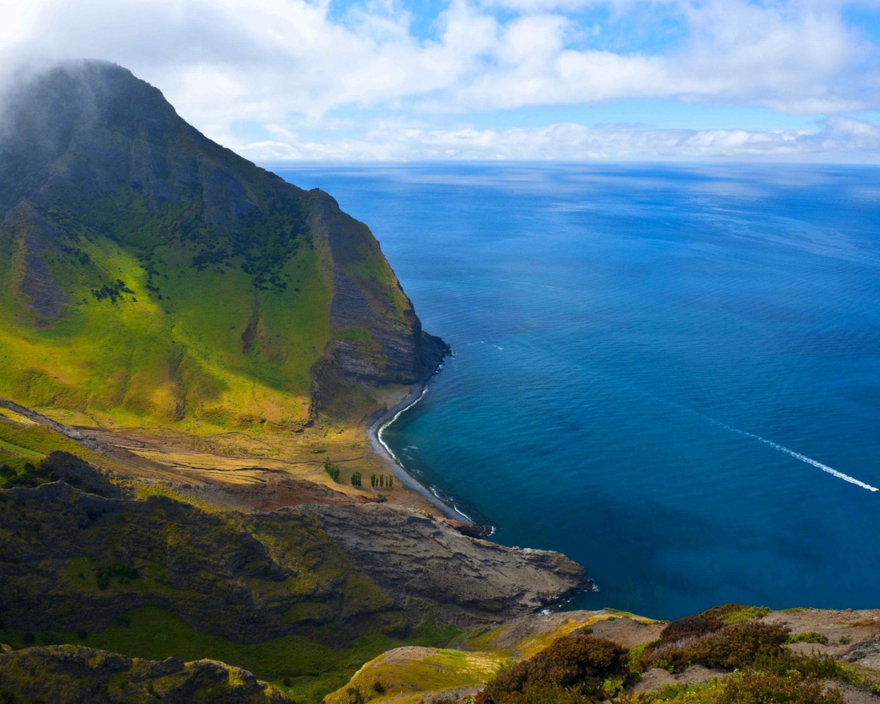 Океанское побережье в Чили