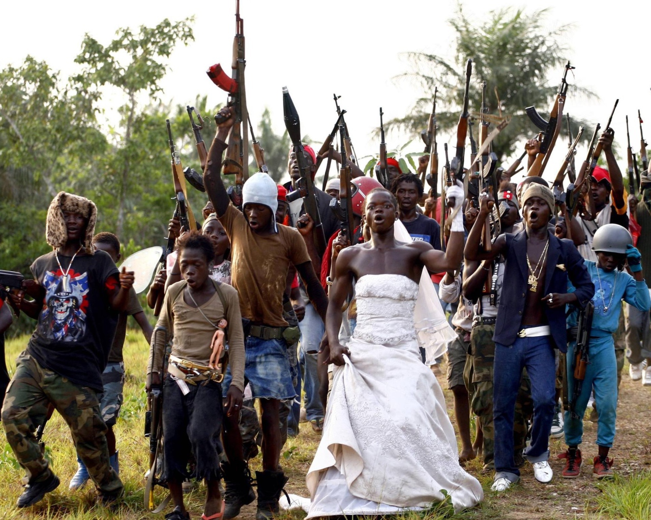 Вооруженная свадьба в Африке