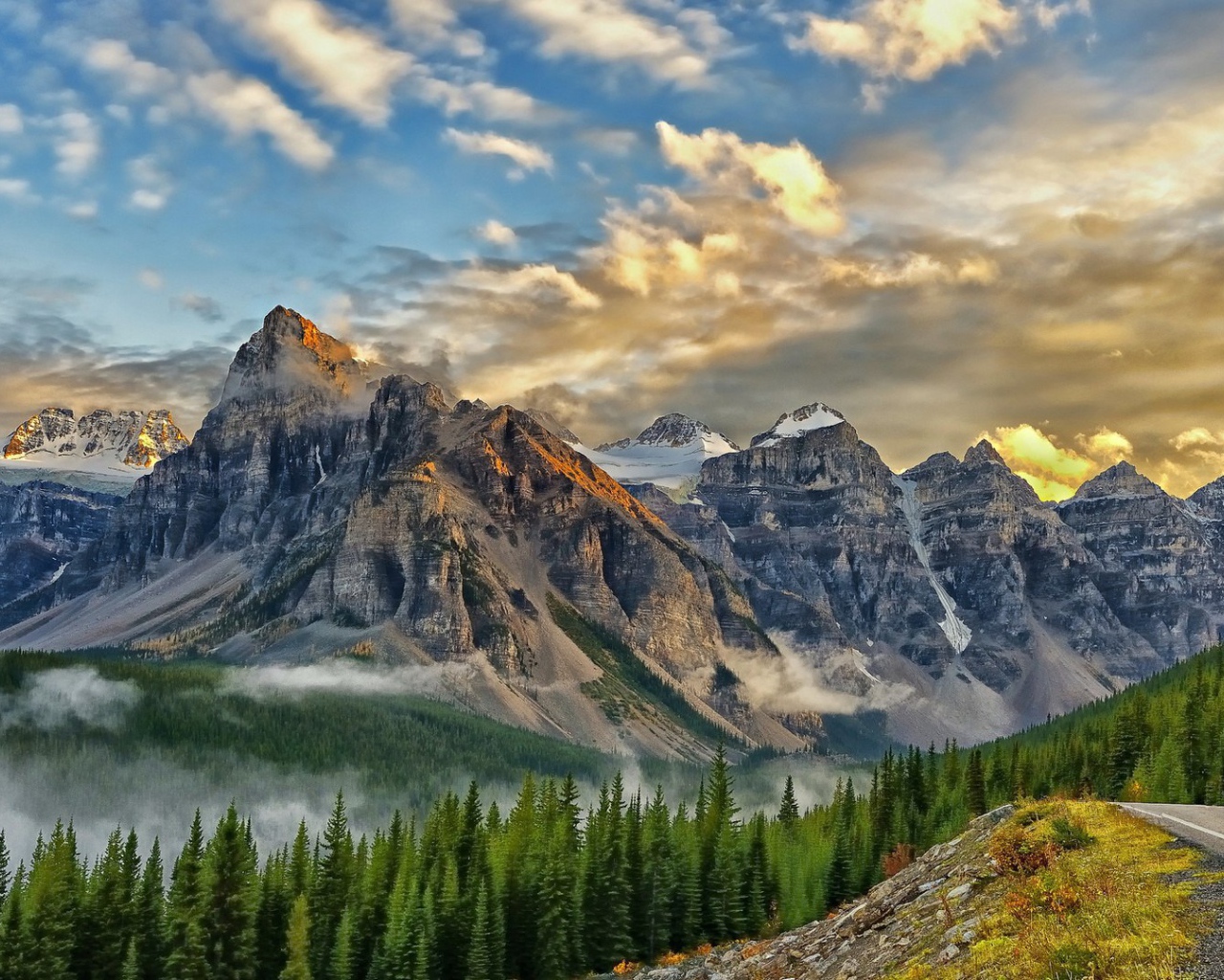 Долина десяти пиков, Канада