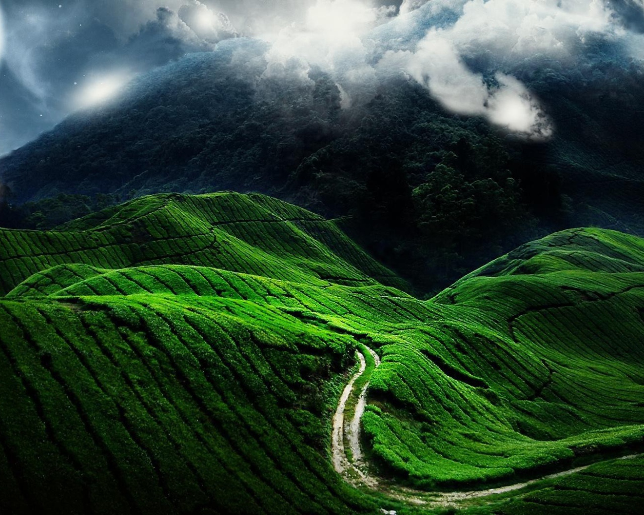 Горный пейзаж в Китае