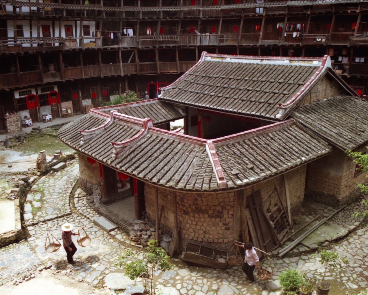 Внутренний дворик в Китае