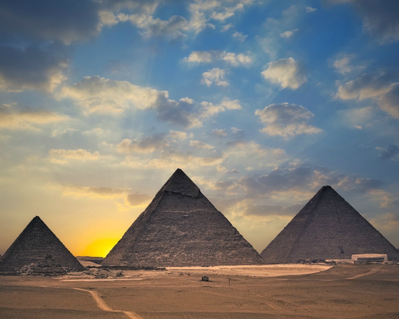 Пирамиды в Гизе, Египет