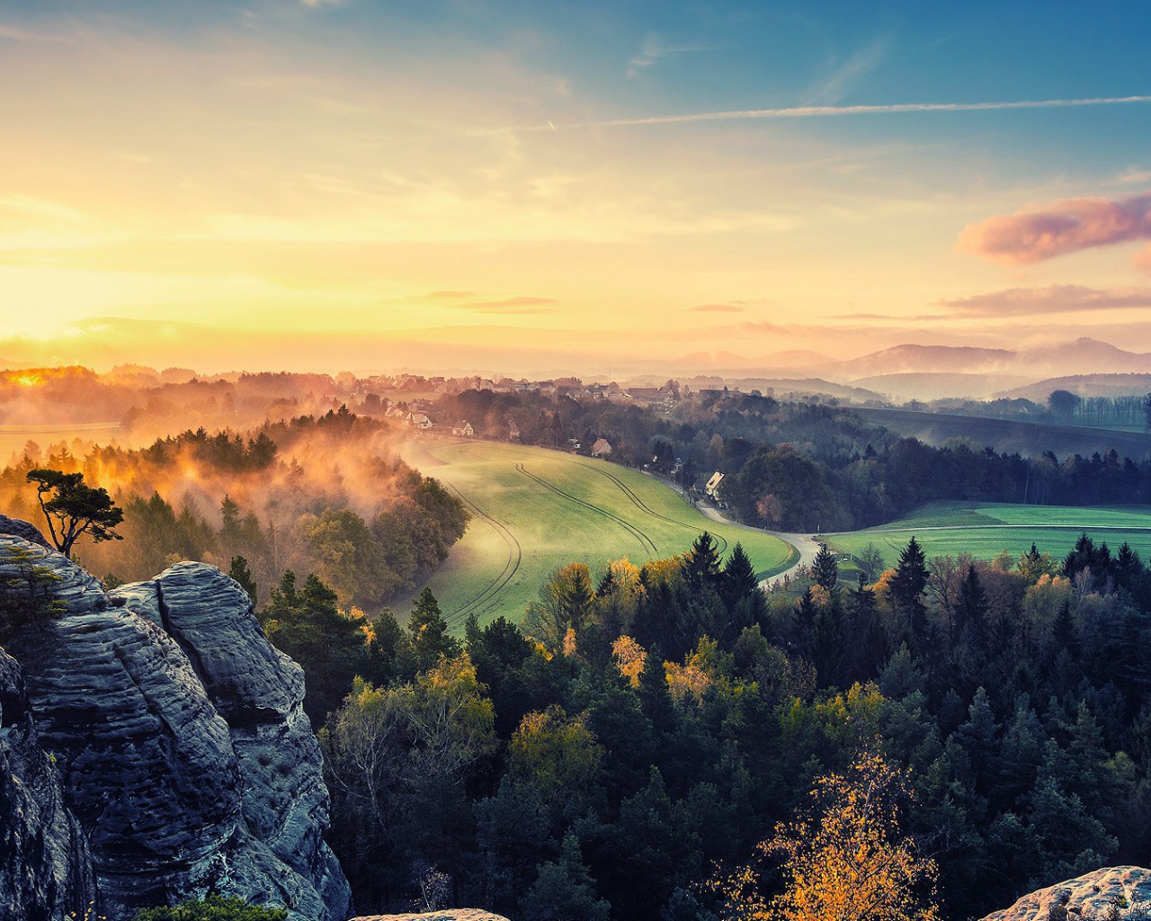 Национальный парк Саксонская Швейцария в Германии
