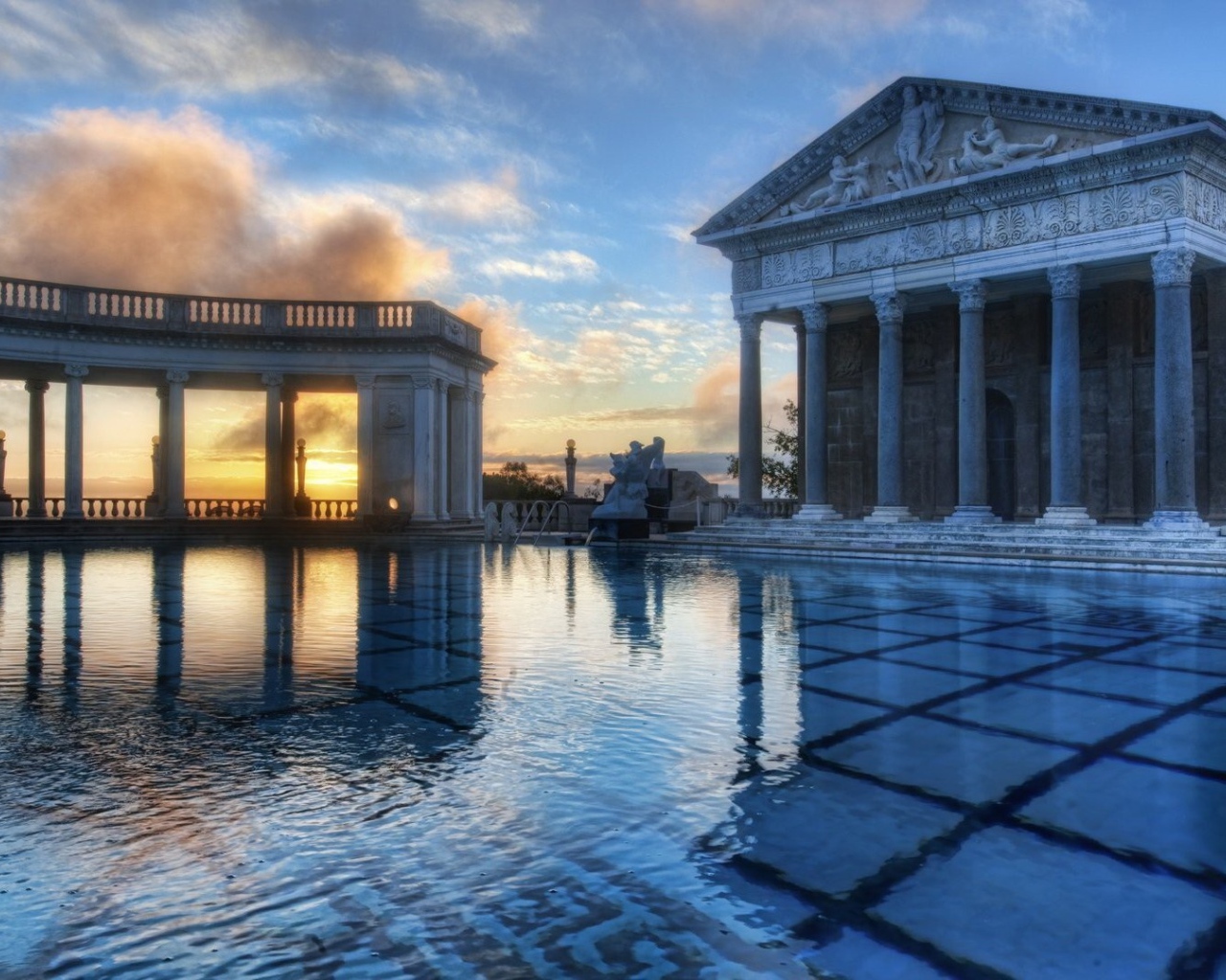 Греческая архитектура, бассейн