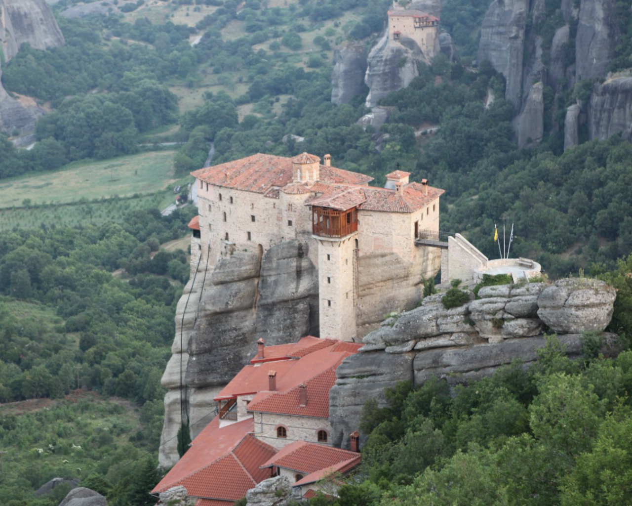 Монастыри Метеоры, Фессалия, Греция