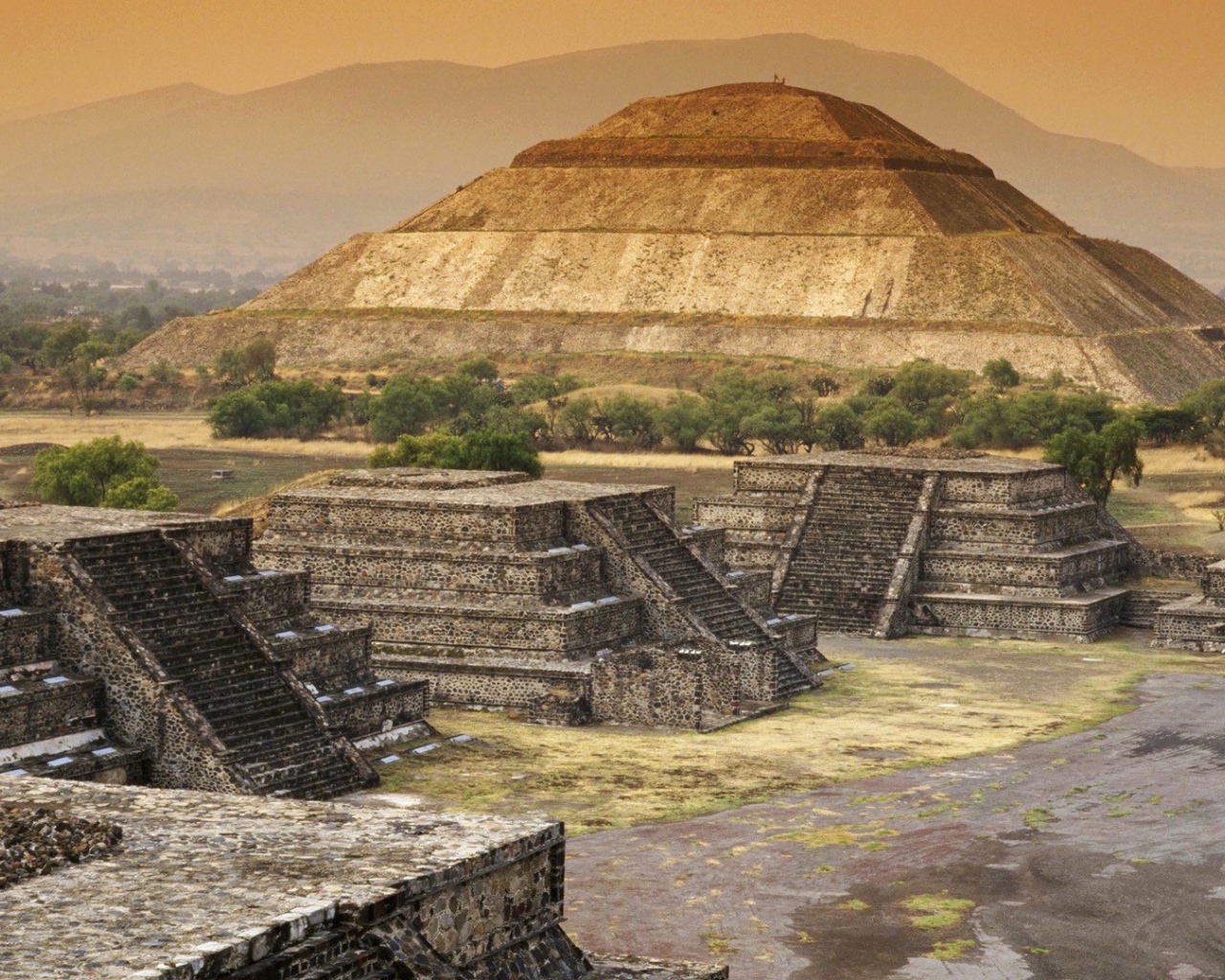 Пирамида Солнца. Теотиуакан, Мексика