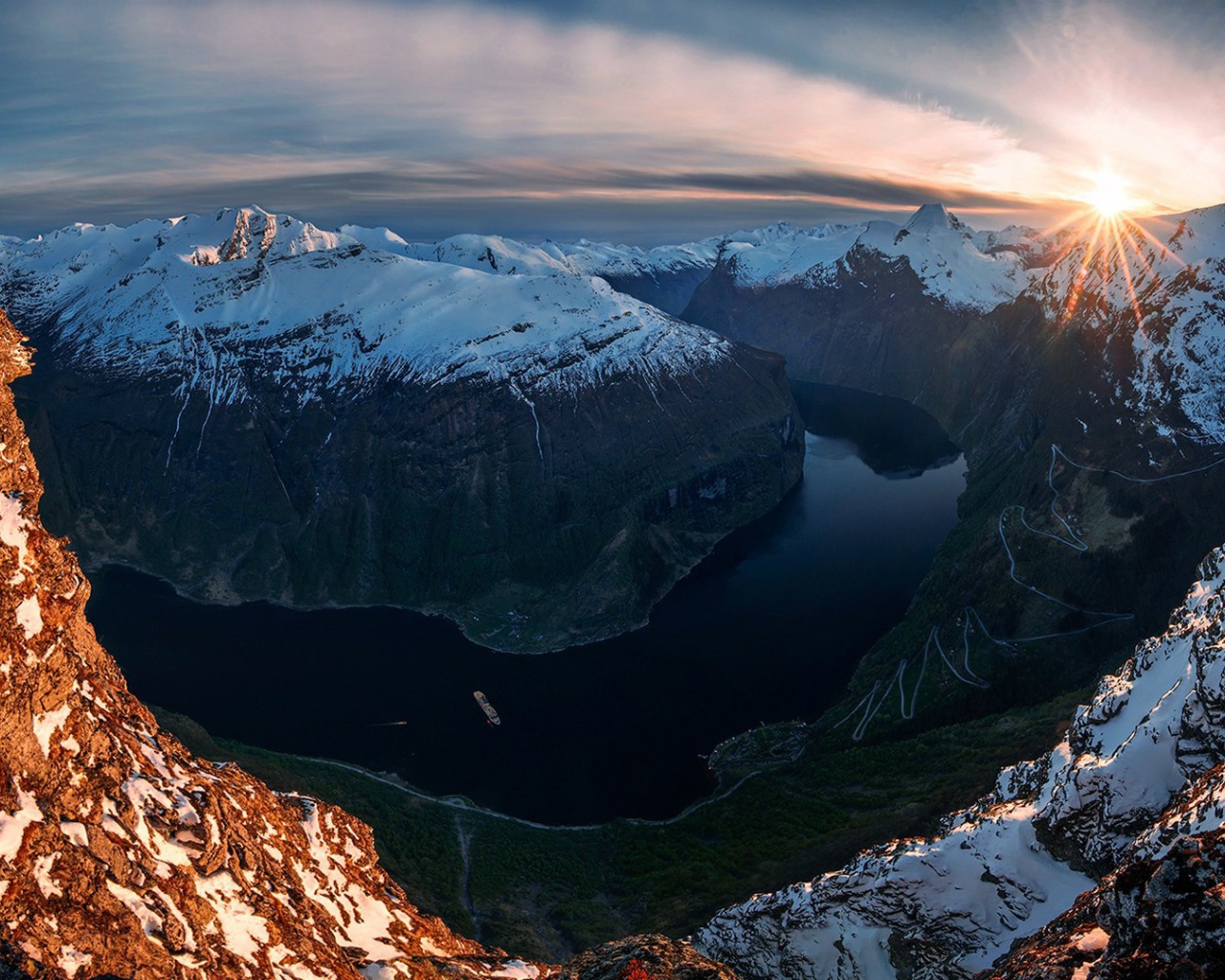 Красивые норвежские фьорды