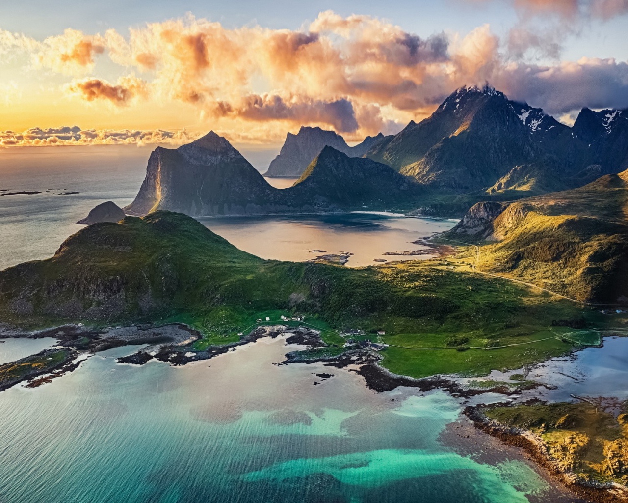 Сказочное побережье в Норвегии