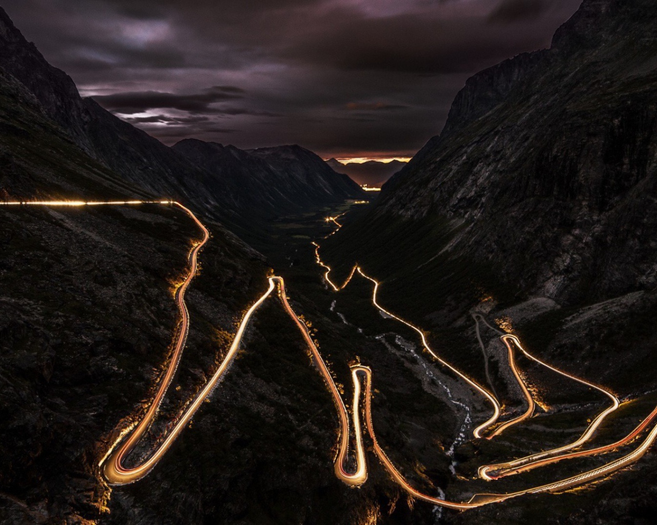 Горная дорога Тролльстиген Норвегия