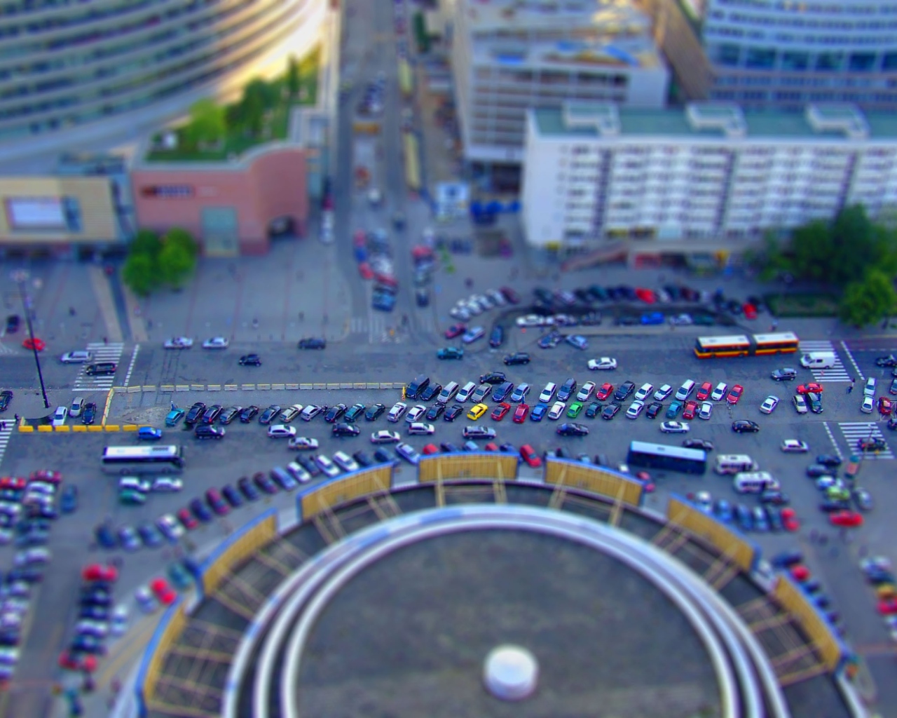 Городская площадь в Варшаве, Польша