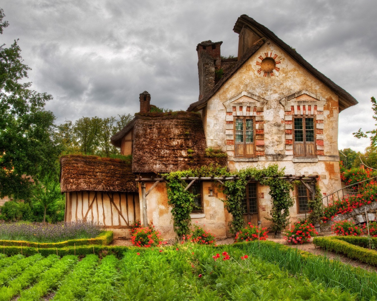 Загородная вилла, фото HDR