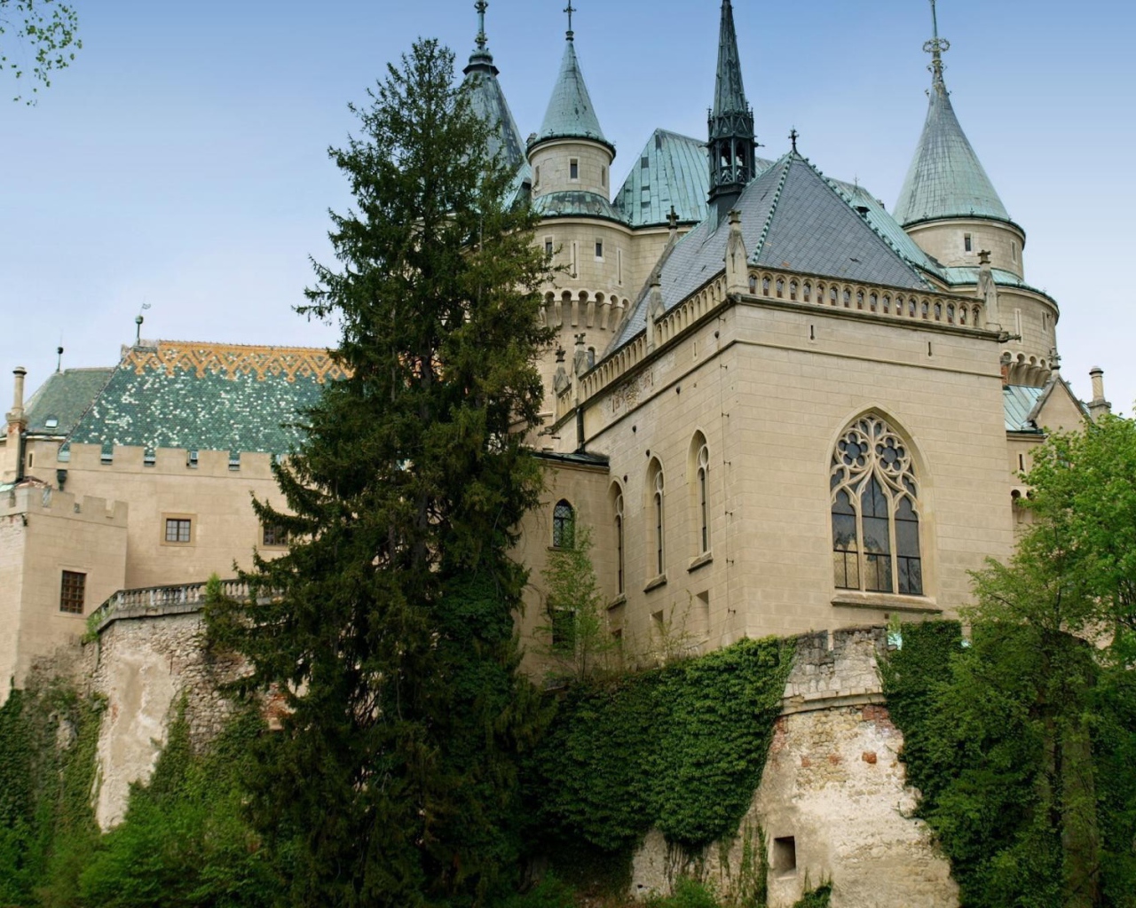 Старинный замок в Словакии