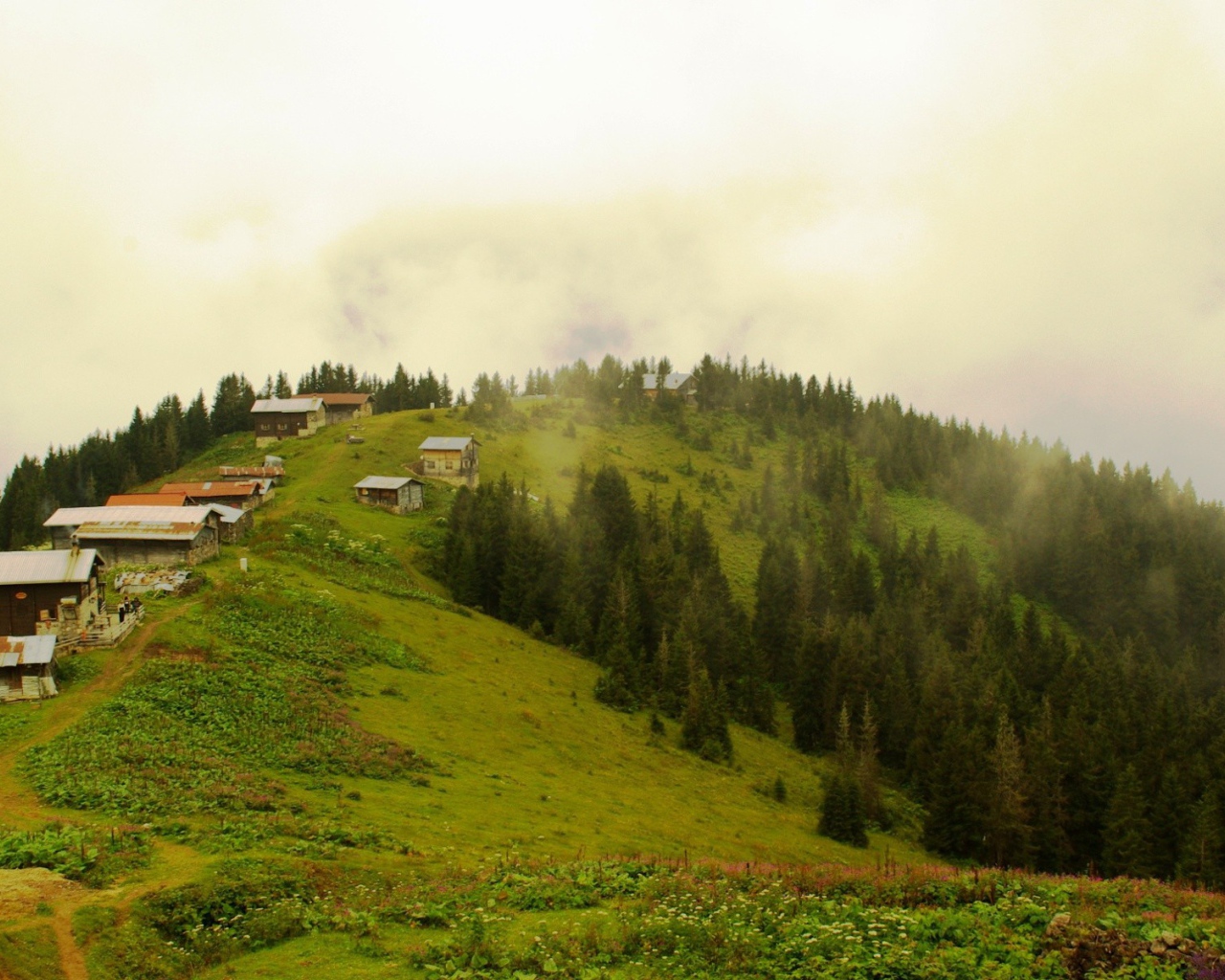 Горная деревня в Турции