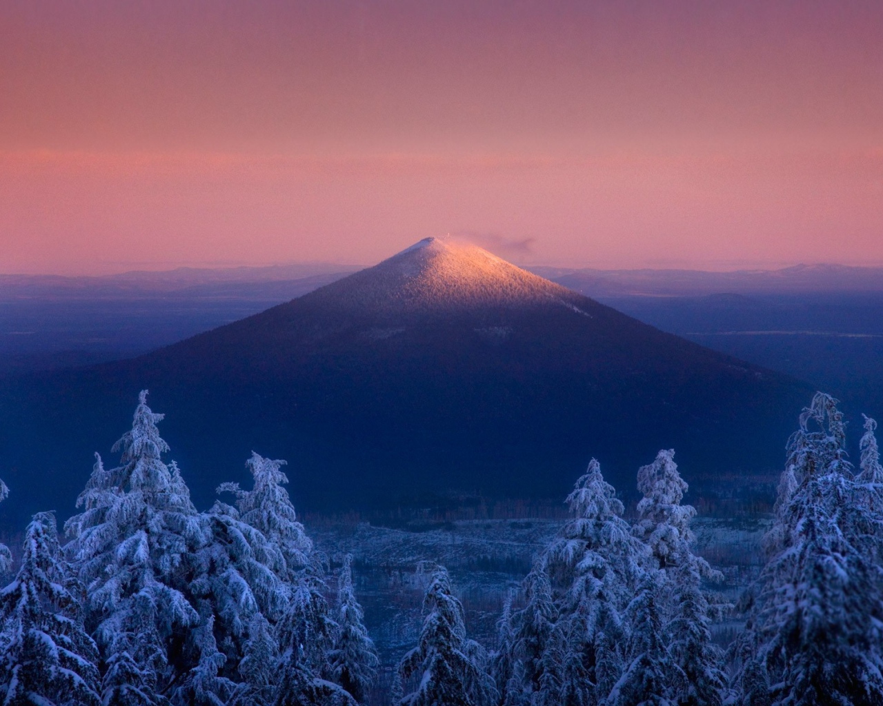Потухший вулкан в Орегоне