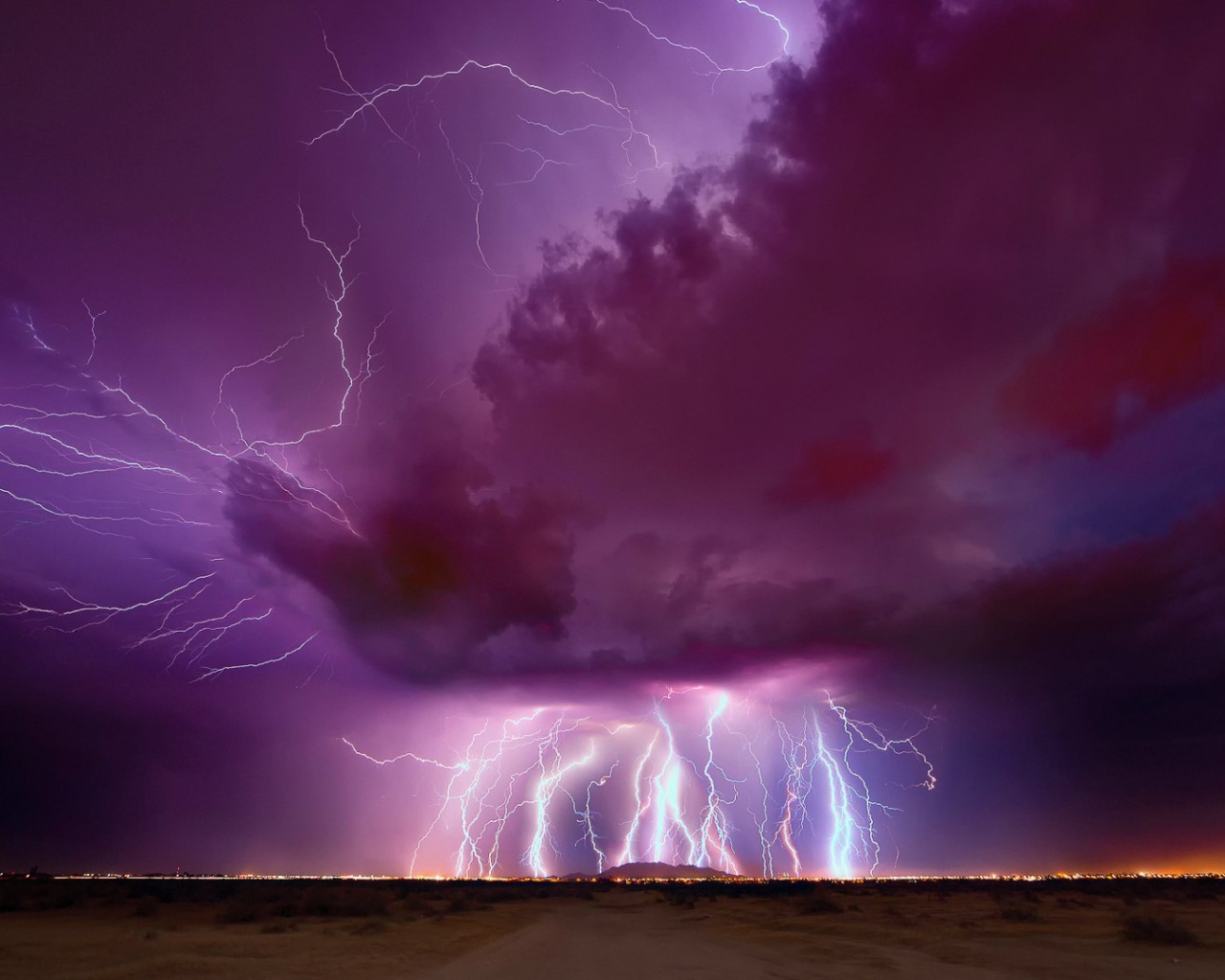 Гроза в Аризоне, США