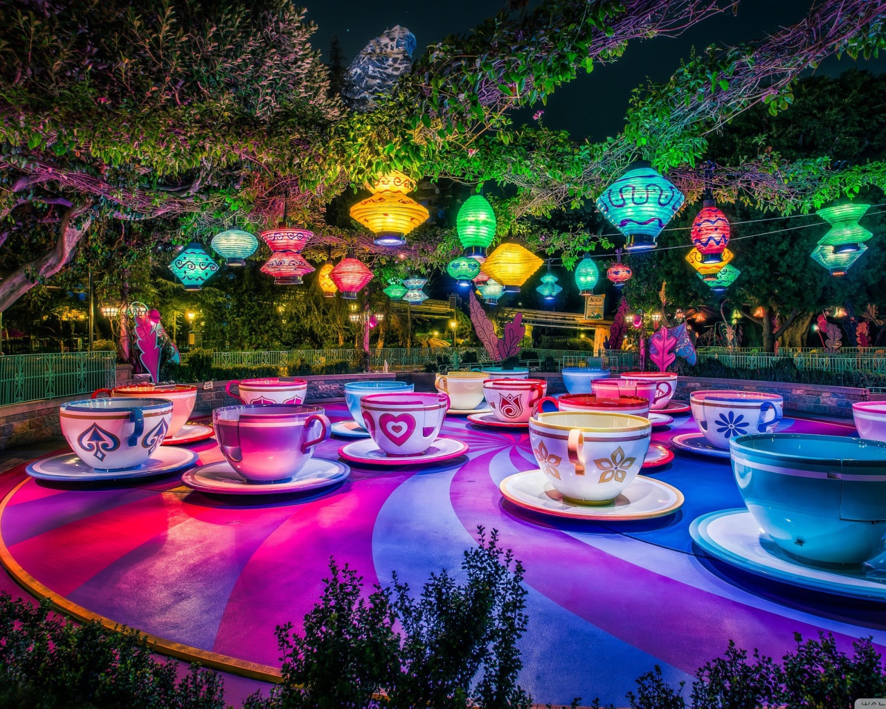 Аттракцион в парке развлечений, Калифорния