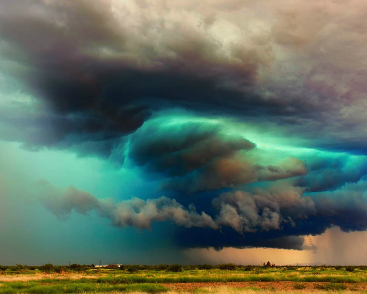 Грозовое облако в Аризоне, США