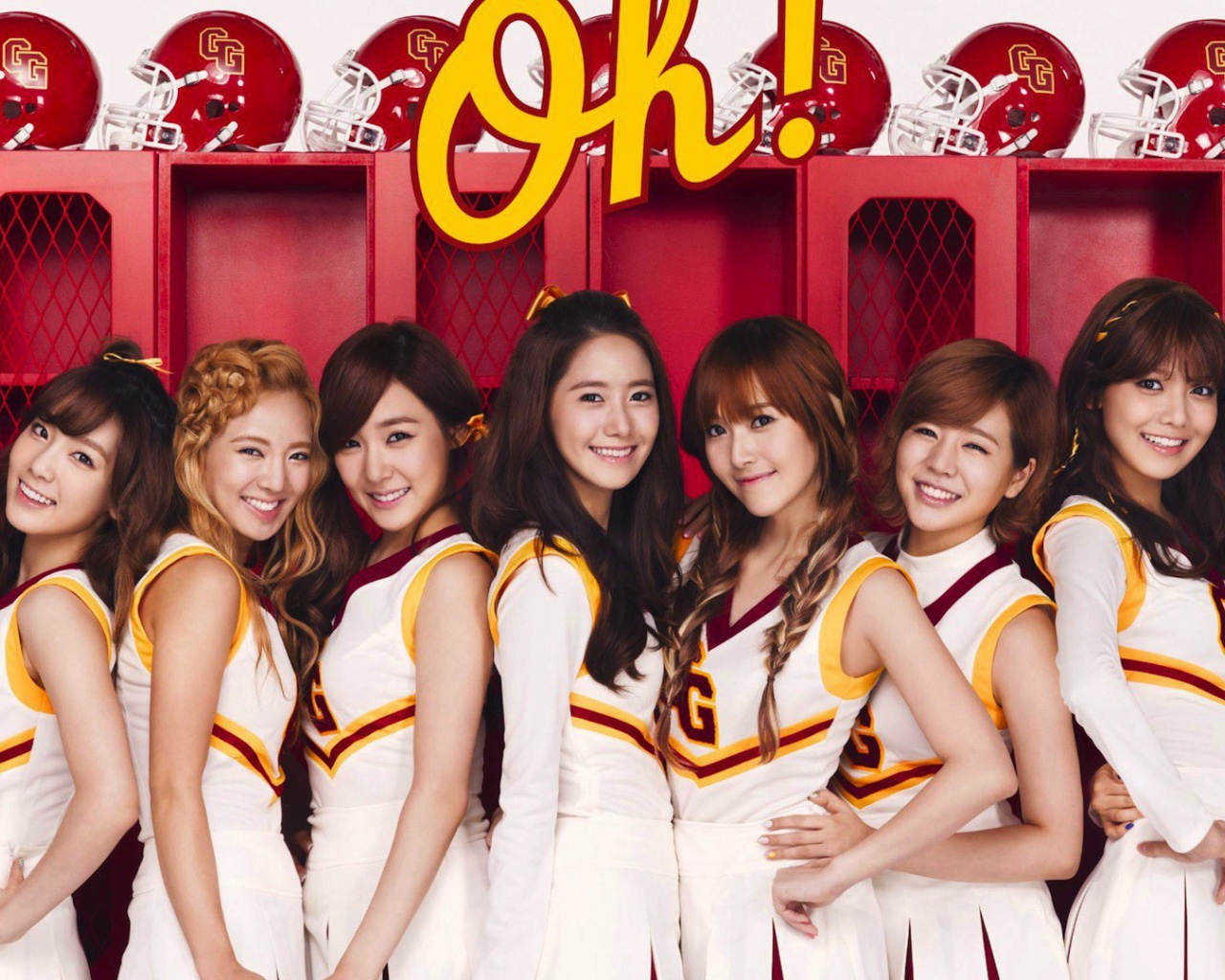 Команда японских девушек спортсменок
